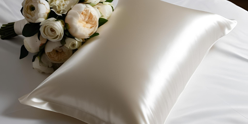 Une taie en soie pour un sommeil de beauté avant le mariage