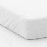 Protector de colchón en franela polar 100% algodón orgánico 200g Blanco