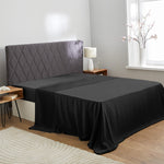 Black silk sheet, 19 mommes