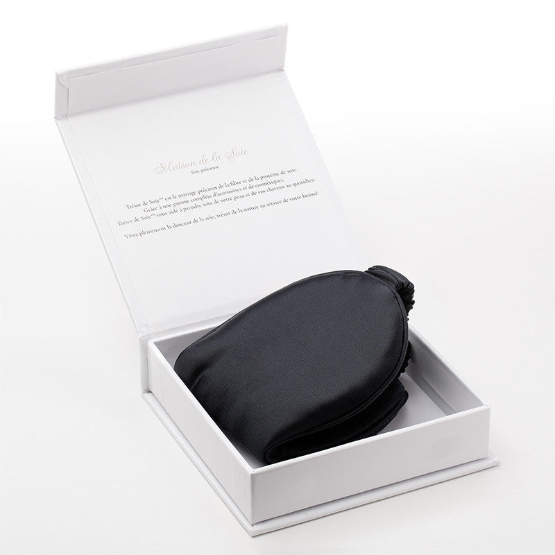 Trésor de soie Silk Sleep Mask in its Gift Box