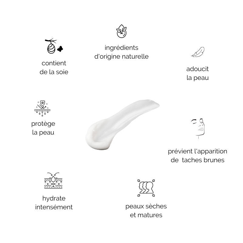 Beneficios de la crema de noche orgánica Soie Précieuse