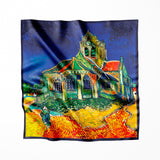 Seidentuch Maulbeerbaum Van Gogh Die Kirche von Auvers-sur-Oise