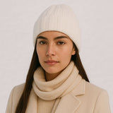 Cashmere and silk hat