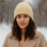 Cashmere and silk hat