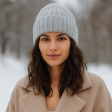 Cashmere and silk hat