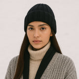 Cashmere and silk hat