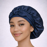gorro de dormir de seda ajustable