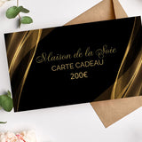 Carte-cadeau Maison de la Soie