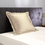 Oxford pillowcase with ruffle, 19 mommes - Maison de la soie
