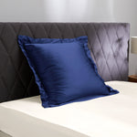 Oxford pillowcase with ruffle, 19 mommes - Maison de la soie