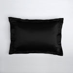 Oxford pillowcase with ruffle, 19 mommes - Maison de la soie