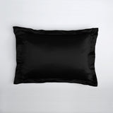 Oxford pillowcase with ruffle, 19 mommes - Maison de la soie