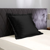 Oxford pillowcase with ruffle, 19 mommes - Maison de la soie