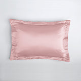 Oxford pillowcase with ruffle, 19 mommes - Maison de la soie