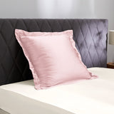 Oxford pillowcase with ruffle, 19 mommes - Maison de la soie