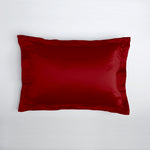 Oxford pillowcase with ruffle, 19 mommes - Maison de la soie