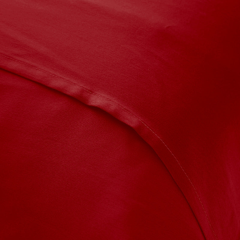 Oxford pillowcase with ruffle, 19 mommes - Maison de la soie