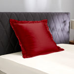 Oxford pillowcase with ruffle, 19 mommes - Maison de la soie