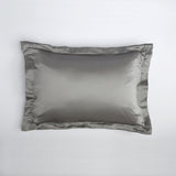Oxford pillowcase with ruffle, 19 mommes - Maison de la soie